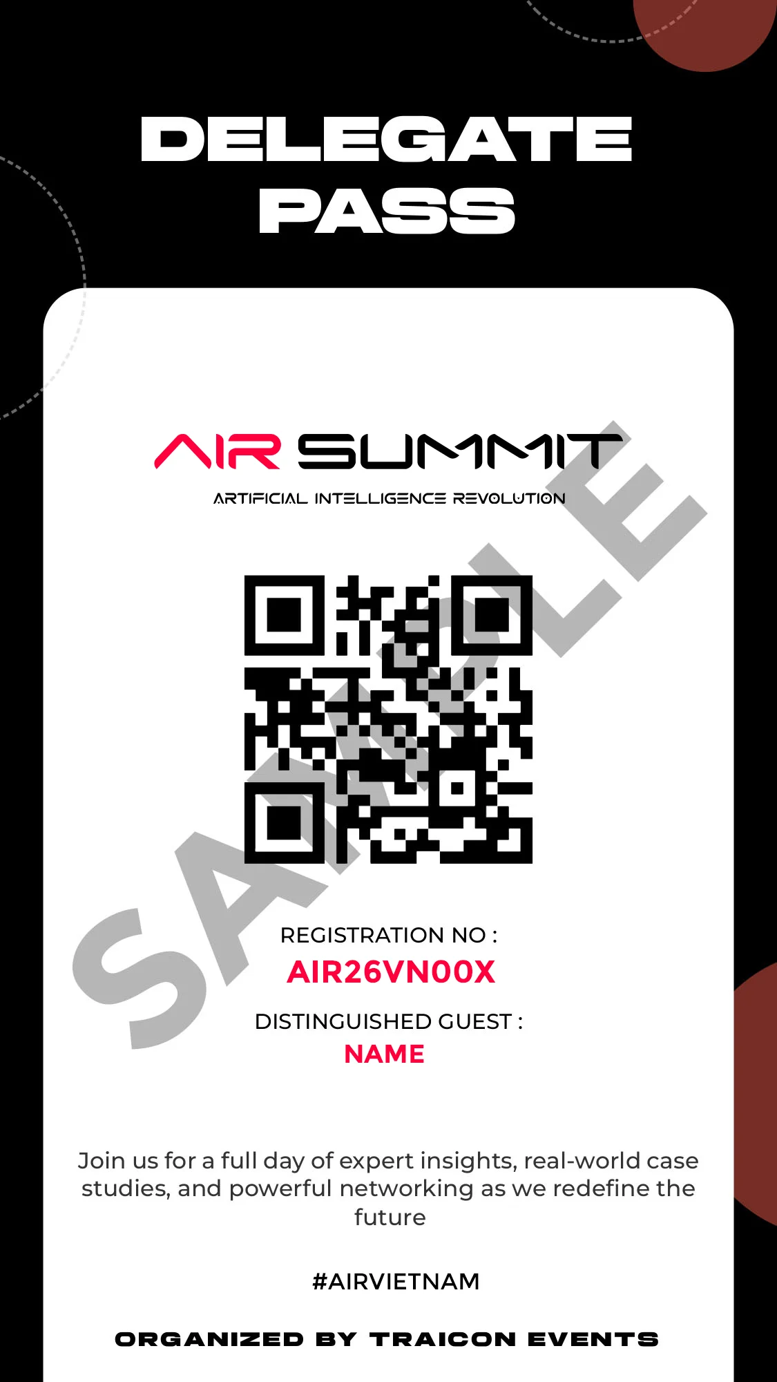 Sample Delegate Pass